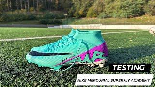 Rakety do 100€! Nike Zoom Mercurial Superfly 9 Academy - TEST