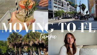 MOVING TO TAMPA, FLORIDA  2022 | vlog: apartment tour, unpack with me, & getting organized