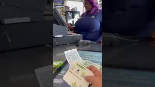 She asked me to use the reward card because I buy stuff from them everyday #shortvideo