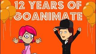 Thank you for the 12 Years of My GoAnimating
