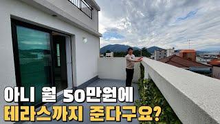 아니 월세 50만원 원룸인데 테라스 까지 있다구요...?l대구 현풍