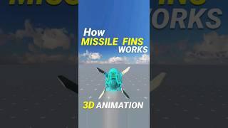 How Missile Fins Works #missile #3D #usa