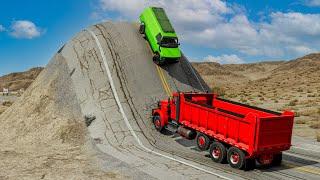 Cars vs Huge Bulge BeamNG Drive Challenge Ends in Total Destruction!