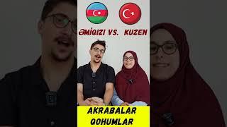 ️ AİLE - Azerice Türkçe Yanlış Anlamalar | Azerbaycan vs Türkiye Türkçesi #shorts