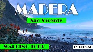 [4K] BEAUTIFUL MADEIRA SAO VICENTE WALKING TOUR/SPACER PO PIĘKNYM MIASTECZKU SAO VICENTE/MADERA #2