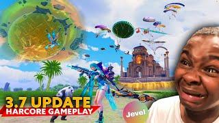 BGMI NEW 3.7 UPDATE HARDCORE GAMEPLAY BGMI COMMENTRY | JEVEL |