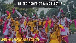 We performed Bhangra at AIIMS Pulse | VMMC and SJH | Ishita Khurana