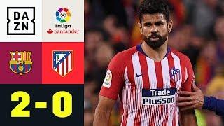 Diego Costa sorgt für Riesen-Eklat und fliegt: FC Barcelona - Atletico Madrid 2:0 | La Liga | DAZN