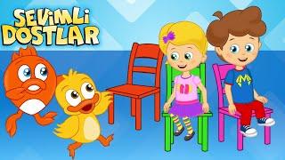 Sandalye kapmaca (YENİ) | Sevimli Dostlar Bebek Şarkıları | Kids songs nursery rhymes