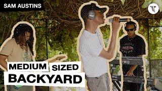 Sam Austins Performs in the Medium Sized Backyard