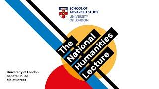 The National Humanities Lecture | Professor David Olusoga | 4 February 2025