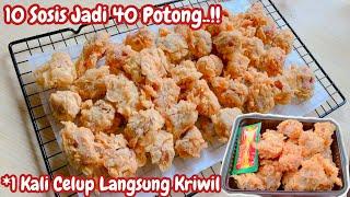 Not need to buy expensive outside,secret recipe to make sausage like kfc chicken very tasty&simple