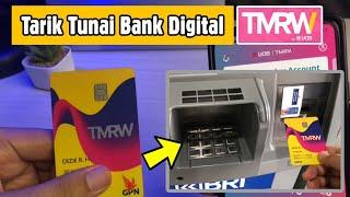 Nyoba Tarik Tunai Bank Digital TMRW di ATM BRI