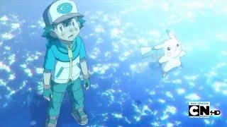 ASH AND PIKACHU SEE ZEKROM THE LEGENDARY POKEMON FOR THE FIRST TIME