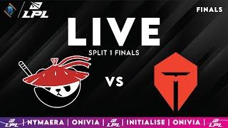 AL vs TES LPL 2025 | LPL English Live feat. Nymaera & Initialise | LPL FINALS