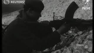 GREECE: Hellenic Army forces attack rebels in Konitza (1948)