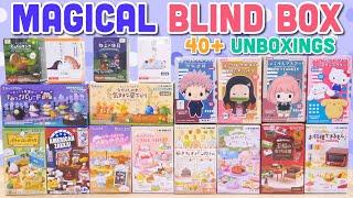 Unboxing 40+ Blind Boxes from Japan | RE-MENT | Anime | Sanrio | Snoopy | Spy x Family | Cats