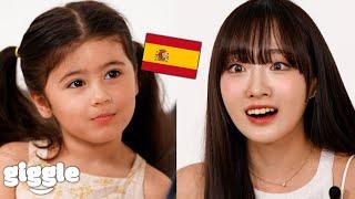 Korean Girls Meet Adorable Spanish Kids For the First Time (Ft. cignature)