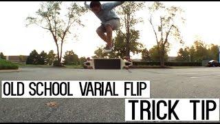 How To Longboard: Old School Varial Flip Trick Tip (EASY)