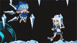 Touhou Luna Nights - Extra Boss Cirno [No Damage/Time Stop/Snail Time/Skills]