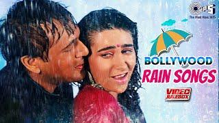 Bollywood Rain Songs | Monsoon Bollywood Romantic Songs | 90s Hits Hindi Songs | Video Jukebox