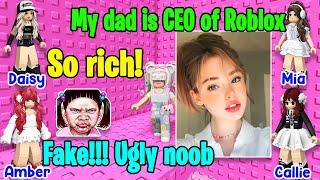  TEXT TO SPEECH  I'm The Roblox CEO's Daughter But Nobody Knows That  Roblox Story