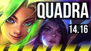 ZERI & Lulu vs KAI'SA & Nautilus (ADC) | Quadra, Legendary, 18/3/10 | BR Master | 14.16