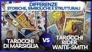 TAROCCHI DI MARSIGLIA VS RIDER WAITE - DIFFERENZE STORICHE, SIMBOLICHE E STRUTTURALI