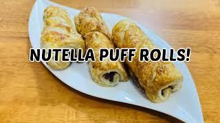 Nutella Puff Rolls! | Quick & Easy Recipes | SK's Kitchen