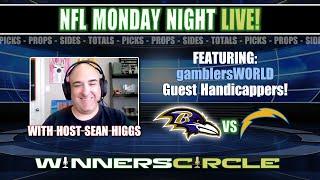 Monday Night Live with Sean Higgs & the Winners Circle: MNF prop picks & live NFL betting discussion