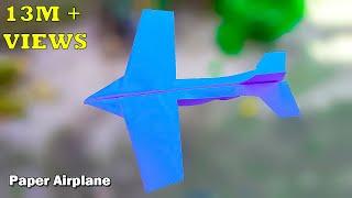 How to make a Paper Airplane that flies Far 1000 Feet - paper airplane easy