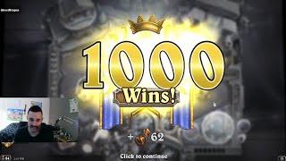 1000 wins with every class! +BG highlights