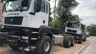 Sinotruk Sitrak Howo 6x4 cargo truck chassis with special big tyre