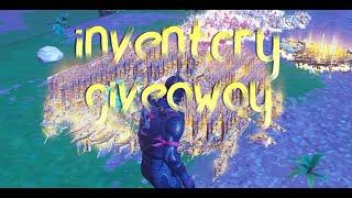 Fortnite STW Giveaway - inventory fills