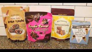 Trader Joe’s: Brown Sugar Boba Mochi, Brookie Caramel Clusters, Honeycomb Candy, Hold The Cone