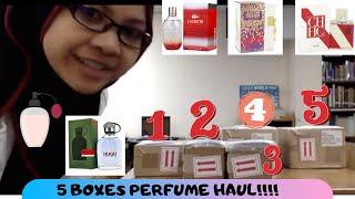 5 BOXES PERFUME HAUL | BORONG PARFUM SAMA TEMAN-TEMAN