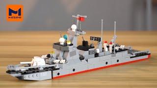 MISINI M6319 4 in 1 destroyer/submarine/aircraft carrier/detector Building Block Set