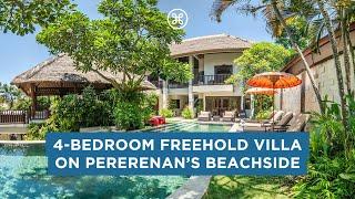 Ultimate Bali Relaxation!  4-Bedroom Villa with Split-Level Pool Retreat on Pererenan’s Beachside