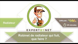 Comment réparer la fuite d'un robinet de radiateur ? [Tutoriel]