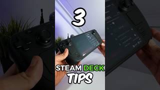 3 Steam Deck Tips for NEW Owners! 