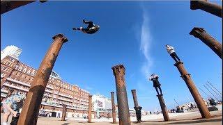 Parkour at Brighton Poles 