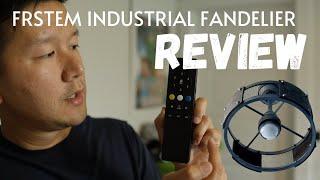 Frstem Industrial Fandelier with Light & Remote Control REVIEW