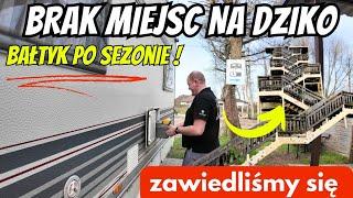  ZAWIEDLIŚMY SIĘ KAMPEREM nad MORZE Odwiedzamy ciekawe KLIFY
