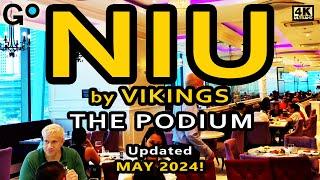 4K || NIU at The Podium || Buffet restaurant tour & walk-around (Updated May 2024)