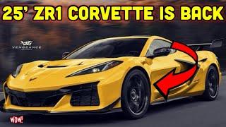 BACK! 2025 c8 ZR1 Corvette is BACK and BETTER then EVER! *NEW SPEC*