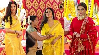 PREGNANT Katrina Kaif First Time Visit Durga Puja With Aishwarya Rai Bachchan