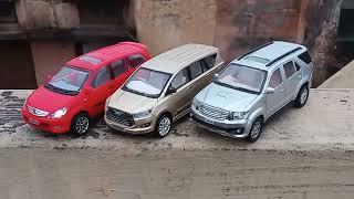 Diecast Toyota scale models zoom cinematic shot part-1