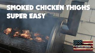 Smoked Chicken Thighs- Super Easy to Make | Techn' Moto