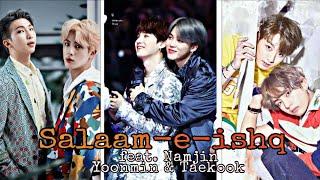 SALAAM - E -ISHQ | BTSXBOLLYWOOD FANMADE EDIT | ft. Namjin Yoonmin & Taekook #bts #bollywood #fmv