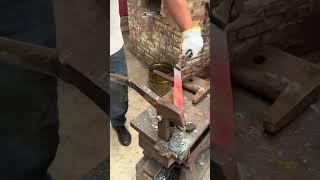 Traditional steel forging process